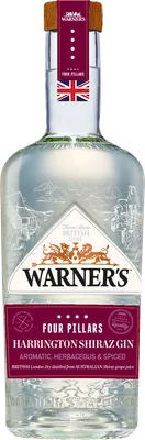 Bouteille de spiritueux : Harrington Shiraz Gin de la marque Warner's