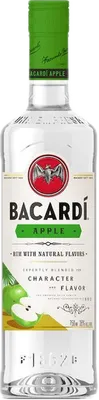 Bouteille de spiritueux : Apple de la marque Bacardi