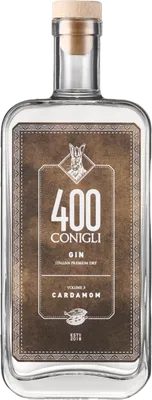 Bouteille de spiritueux : Volume 3 Cardamom de la marque 400 Conigli Gin