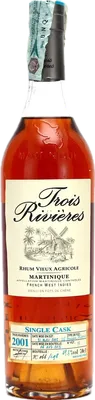 Bouteille de spiritueux : Single Cask de la marque Trois Rivières