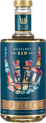 Bouteille de spiritueux : Hazelnut Rum de la marque Black Powder