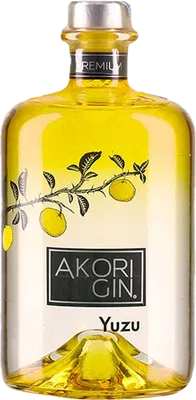 Bouteille de spiritueux : Yuzu de la marque Akori Gin