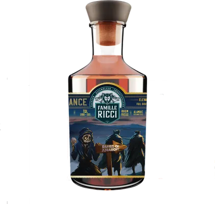 Bouteille de spiritueux : Rums Of Anarchy – Alliance de la marque Famille Ricci