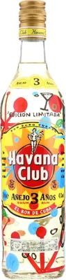Bouteille de spiritueux : 3 Años Edicion Limitada 2018 de la marque Havana Club