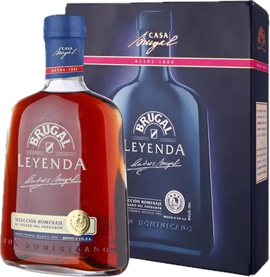 Bouteille de spiritueux : Leyenda de la marque Brugal