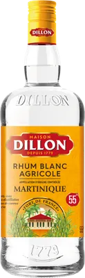 Bouteille de spiritueux : Blanc Agricole 55° de la marque Dillon