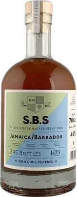 Bouteille de spiritueux : Jamaica / Barbados de la marque S.B.S