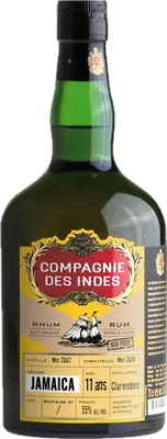 Bouteille de spiritueux : Jamaica High Proof de la marque Monymusk