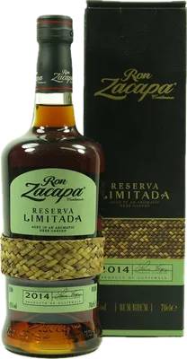 Bouteille de spiritueux : Reserva Limitada 2014 de la marque Zacapa