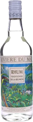 Bouteille de spiritueux : Rhum Blanc Traditionnel de la Réunion 49° de la marque Rivière du Mât
