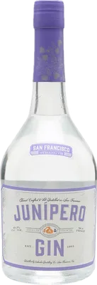 Bouteille de spiritueux : Gin de la marque Junipero