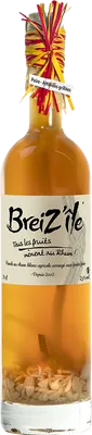 Bouteille de spiritueux : Breiz'île Tradition - Poire Amandes Grillees de la marque Breiz’île