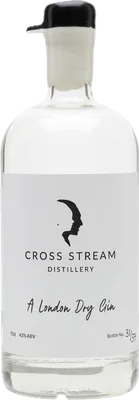Bouteille de spiritueux : London Dry Gin de la marque Cross Stream