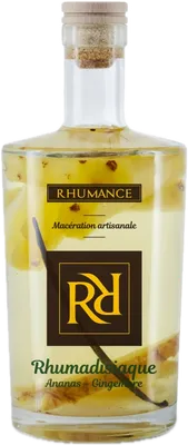 Bouteille de spiritueux : Rhumadisiaque (Ananas - Gingembre) de la marque Rhumance