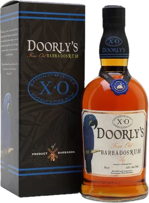 Bouteille de spiritueux : XO 40° de la marque Doorly's