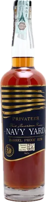 Bouteille de spiritueux : Navy Yard Barrel Proof Rum de la marque Privateer Rum Distillery