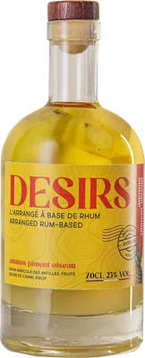Bouteille de spiritueux : DESIRS - Ananas Piment Oiseau de la marque Rhum Désirs