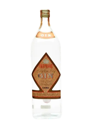 Bouteille de spiritueux : London Dry Gin 1960s de la marque Oldmoor