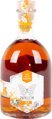 Bouteille de spiritueux : Vieux de la marque Papillon