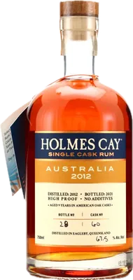 Bouteille de spiritueux : Holmes Cay Australia 2012 de la marque Holmes Cay