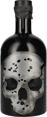 Bouteille de spiritueux : The Silver Skull de la marque Ghost Vodka