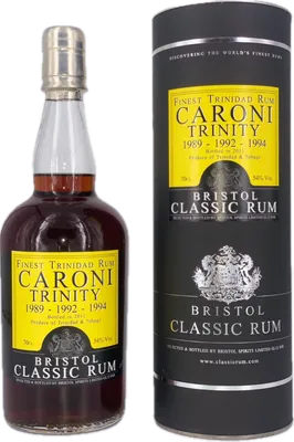Bouteille de spiritueux : Trinity 1989 - 1992 - 1994 de la marque Caroni