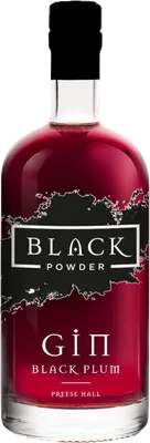Bouteille de spiritueux : Black Plum Gin de la marque Black Powder