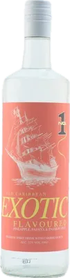 Bouteille de spiritueux : Old Caribbean White Exotic Rum de la marque AB No. 1 Brands