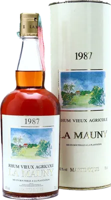 Bouteille de spiritueux : Vieux Agricole 1987 de la marque Maison La Mauny