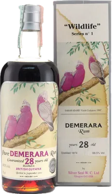 Bouteille de spiritueux : Demerara Rum de la marque Silver Seal