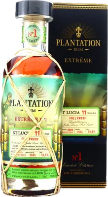Bouteille de spiritueux : Extreme N°1 Saint Lucia 11 Years Old de la marque Plantation