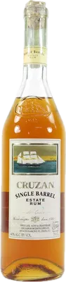 Bouteille de spiritueux : Single Barrel Estate Rum de la marque Cruzan