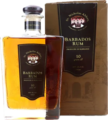 Bouteille de spiritueux : 10 Years old de la marque St. Nicholas Abbey