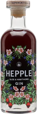 Bouteille de spiritueux : Sloe & Hawthorn Gin de la marque Hepple
