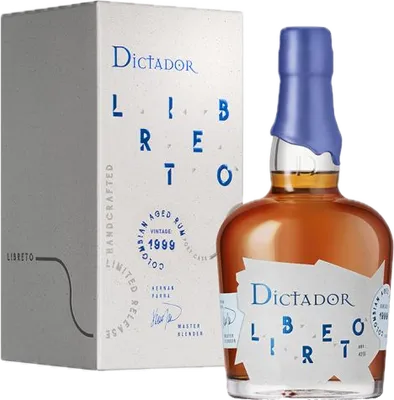 Bouteille de spiritueux : Libreto Port Cask 1999 de la marque Dictador