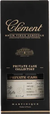 Bouteille de spiritueux : Private Cask Chauffe Alligator de la marque Clément