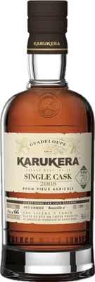 Bouteille de spiritueux : Single Cask de la marque Karukera