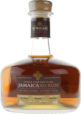 Bouteille de spiritueux : Jamaica XO de la marque Worthy Park