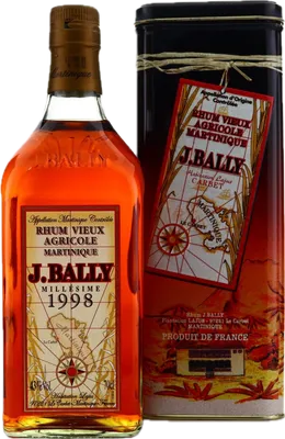 Bouteille de spiritueux : Millésime de la marque J. Bally