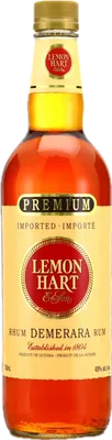 Bouteille de spiritueux : Premium Imported 40% de la marque Lemon Hart & Son